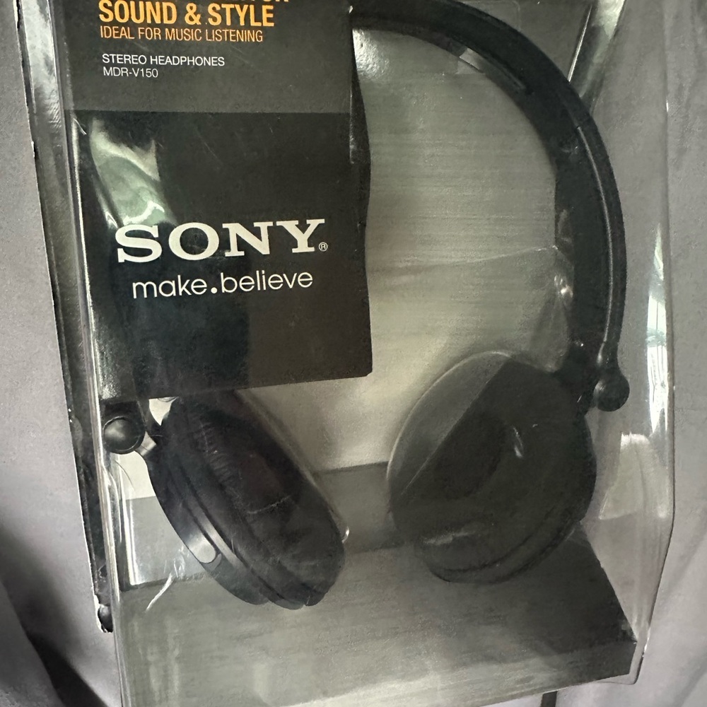 Sony Black On-Ear Headphones
